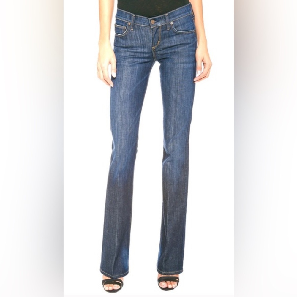 Bebe Carmen Rivet Dark wash Flare Rhinestone Bling Jeans Size 29 ❤️